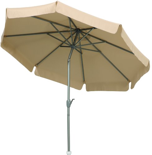 Schneider Sonnenschirm Orlando, natur, 270 cm rund, Gestell Aluminium, Bespannung Polyester, 5.7 kg