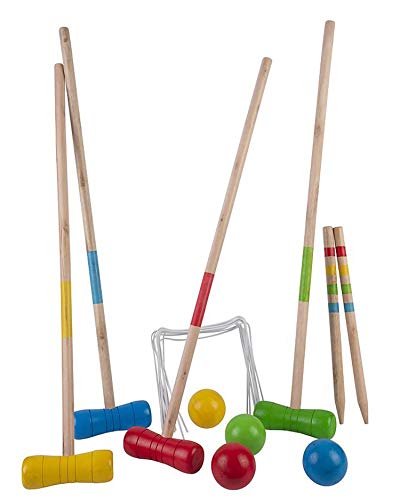 Engelhart - Krocketspiele aus Holz im Freien Gartenspiele Familienspiele - 604071