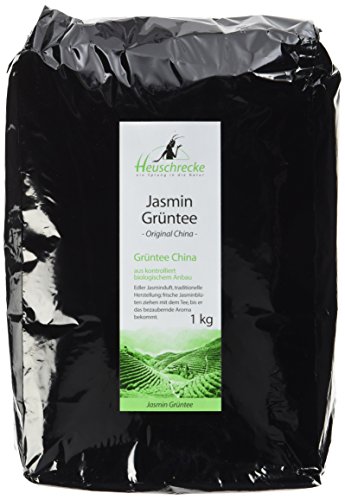 Heuschrecke Bio Jasmin Grüntee China, 1 kg