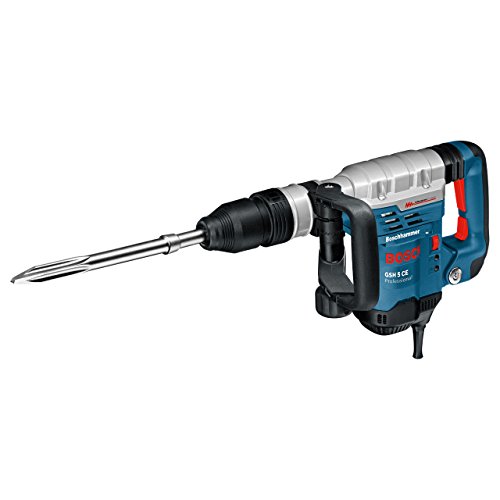 Bosch Professional GSH 5 CE Schlaghammer mit SDS-max, 400 mm Spitzmeißel, 8,3 J Schlagenergie, 1.150 W, Koffer