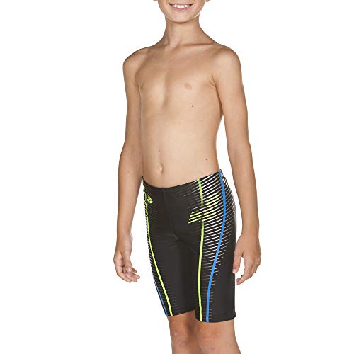 ARES5 Arena Jungen Badehose Roy Jammer, Black-Shiny Green, 164