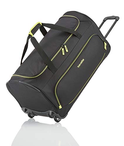 Travelite Basics Trolley Reisetasche FRESH auf Rollen 70cm, in sechs Farben Reise-Henkeltasche, 71 cm, 89 Liter, Schwarz
