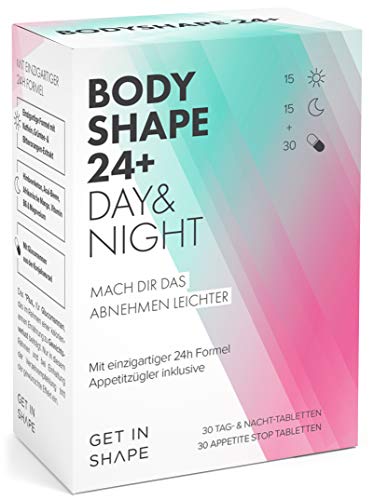 BODYSHAPE 24 PLUS - 24h Fatburner & Appetitzügler in einem. Abnehmen und Fett verbrennen mit natürlichen Inhaltsstoffen. Speziell für Frauen!