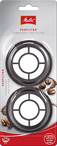 Melitta 180424 Permanent Kaffeefilter 2 Stück für alle Philips Senseo Kaffeepadmaschinen