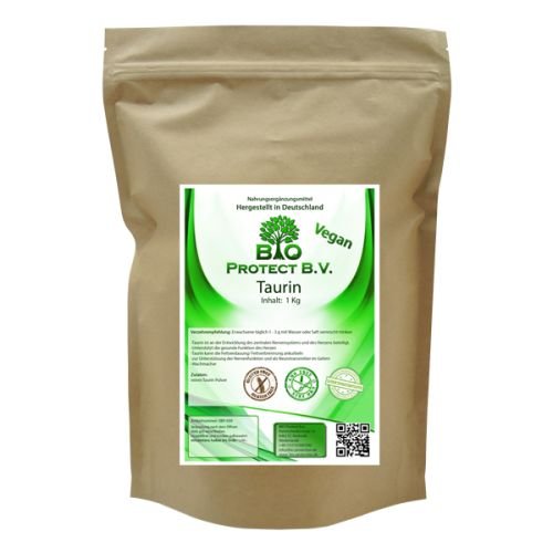 Taurin Pulver 1 Kg 100% rein ohne Zusatzstoffe! Bio Protect BV