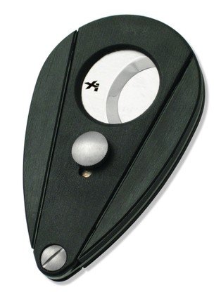 Xikar 2 Doppelklingencutter - Xi2 schwarz Zigarrenschneider Zigarrenabschneider mit 2 Klingen