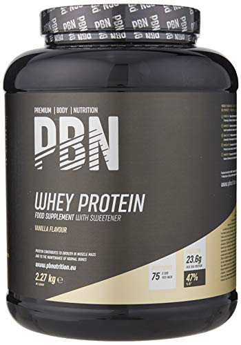 PBN Whey Protein / Molkeeiweißpulver, 2,27 kg Vanille