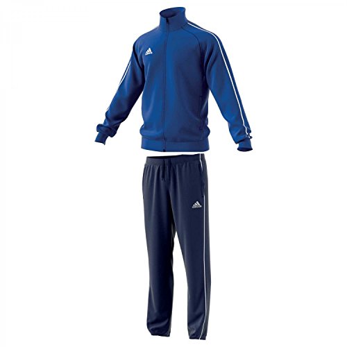 adidas Herren Polyesteranzug Core 18 Bold Blue/White M