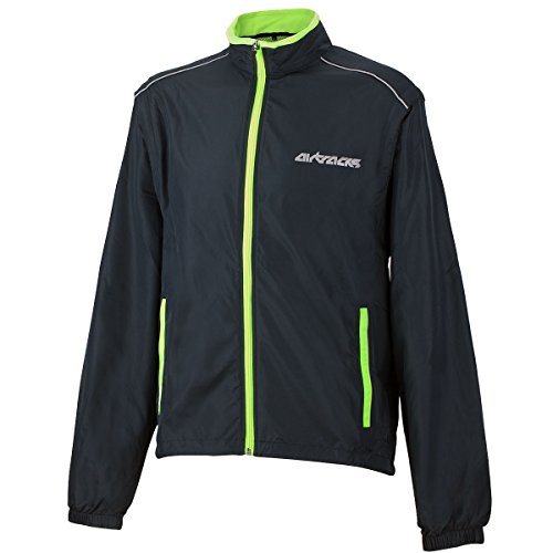 Airtracks Funktions Fahrradjacke / Weste Pro Air / Abnehmbaren Ärmeln / Radjacke / Laufjacke - schwarz - M