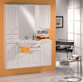 Zoll Badmöbel Simply Badblock Nena Version 1 weiß