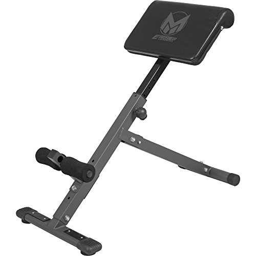 GYRONETICS E-Series Rückentrainer klappbar Hyperextension - Bauchtrainer mit gepolsterter Beinfixierung