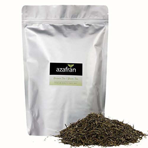 Grüner Tee - Japanischer BIO Sencha Uchiyama Grüntee - Original aus Japan (500g) von Azafran - ca. 200 Tassen