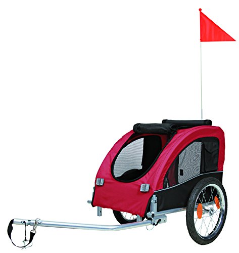 Trixie 12814 Fahrrad-Anhänger, M: 45 × 48 × 74 cm