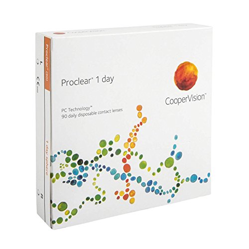 Proclear 1 Day Tageslinsen weich, 90 Stück / BC 8.7 mm / DIA 14.2 / -1,75 Dioptrien