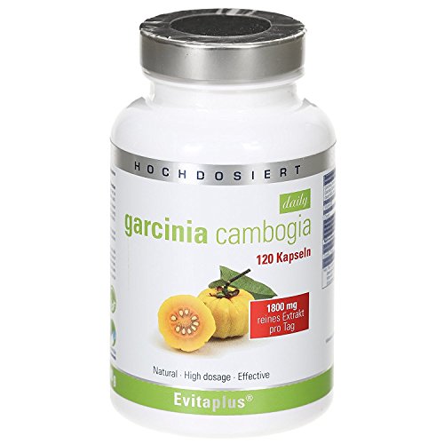 Garcinia Cambogia DAILY 1.800 mg pro Tag 120 vegane Kapseln - Premiumqualität deutscher Herstellung