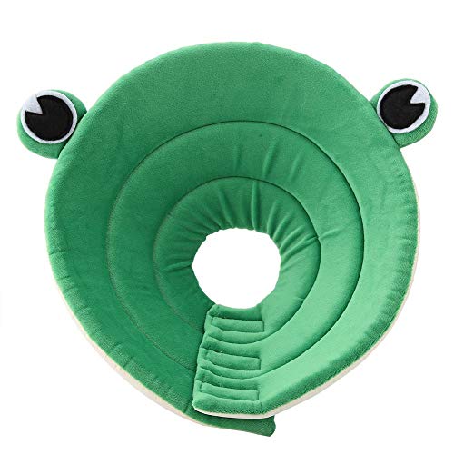 Schutzkragen Halskrause einstellbar Anti Leck Ring Wunde Schutzhalsband Pet Protection Collar Weiche Pet Recovery Kragen Anti Bisskragen Haustierpflege Wunde Kragen für Haustiere Hunde Katzen(M)