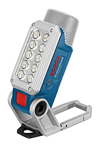 Bosch Professional LED Akku-Lampe GLI 12V-330 (ohne Akku, ohne Ladegerät, Arbeitslicht, mit Magnet, Karabiner, click&go, Leuchtdauer: 180 Min per Ah, kompatibel mit 10, 8V) 06014A0000