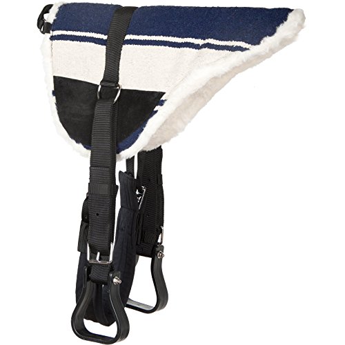 Heinick-Reitsport Reitkissen Reitpad Sattelkissen ~ Navy ~ Shetty Pony Kleinpferd - Bareback Pad komplett
