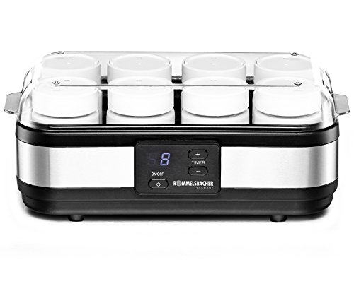 ROMMELSBACHER JG 40 - JOGHURTBEREITER  - 40 Watt - Edelstahl/schwarz