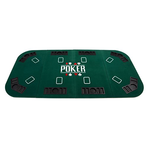 Faltbare Tischauflage Pokertisch Casino Pokerauflage Spieltisch Spielmatte Pokermatte Poker Black Jack Texas Holdem