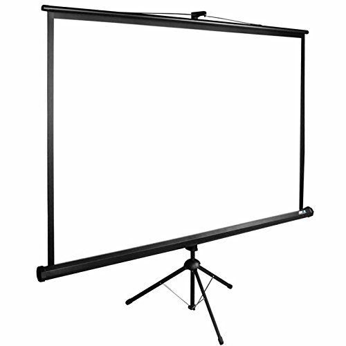 Mobile Stativleinwand | Leinwand für Beamer in Heimkino und Büro | leichter Transport | höhenverstellbar | verschiedene Formate | viele Größen | Format 4:3 | 180x135 cm