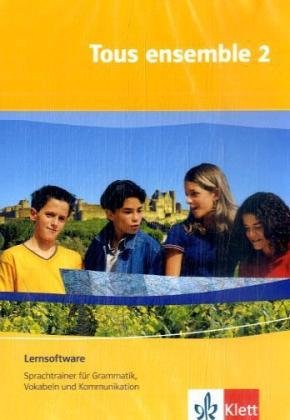 Tous ensemble, Ausgabe ab 2004, Bd.2 : 2. Lernjahr, Lernsoftware, 1 CD-ROM Sprachtrainer für Grammatik, Vokabeln und Kommunikation. Für Windows 98 (SE)/ME/NT/2000/XP/Vista. Einzellizenz