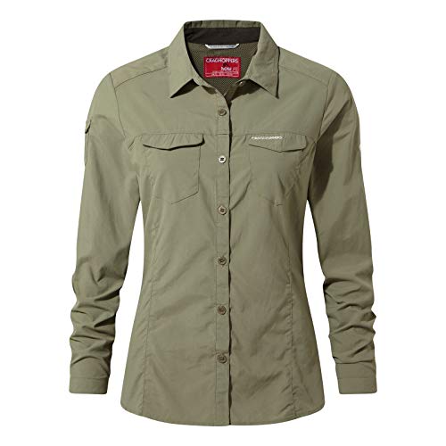 Craghoppers Damen NOSILIFE ADVENTURE Funktionsbluse oliv 42