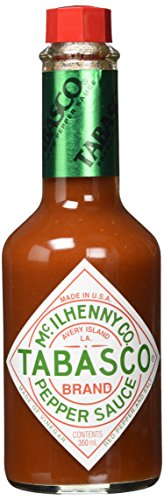 Tabasco Pepper Sauce - 350 ml / 0,35 Liter Glasflasche - original - 100% natürliche Zutaten - scharfe Chili-Sauce