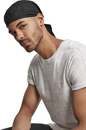 Urban Classics Damen/Herren Bandana Biker Kopftuch Schwarz