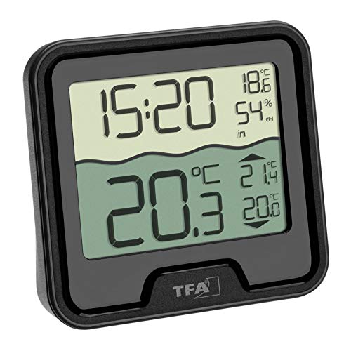 TFA Dostmann Marbella Funk-Poolthermometer schwarz