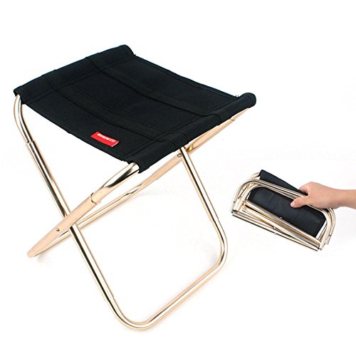 Klapphocker Campinghocker,Pawaca Aluminiumlegierung Oxford, Outdoor Klappstuhl für Camping, Angeln, Wandern