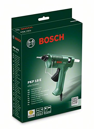 Bosch Klebepistole PKP 18 E (1x extralange Düse, Schmelzkleber, 240 Volt)