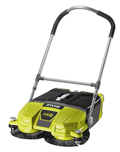 Ryobi 5133004365 Kehrmaschine (18 V, Kehrbreite 53 cm, Kickschalter, Scheinwerfer, Auffangbehälter 17 l, ohne Akku) R18SW3