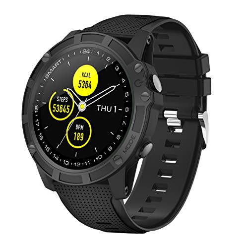 【Neuestes Modell】 Smartwatch,Antimi Fitness Uhr Bluetooth Smart Watch Fitness Tracker mit Pulsuhr Schrittzähler Blutdruckmessung und Sportuhr IP68 Wasserdicht Damen Herren Uhr für IOS/Android