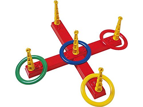 Androni Giocattoli 7408799 - Ringwurfspiel mit 5 Ringen, ca. 40 cm