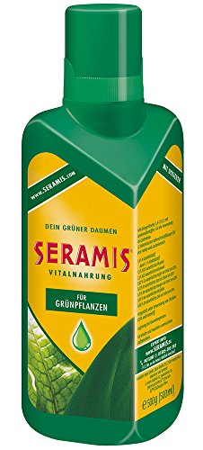 Seramis Flüssiger Pflanzendünger mit Dosierhilfe für alle Grünpflanzen, Vitalnahrung, 500 ml, Grün