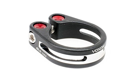 Voxom Sak4 34,9mm, für Carbonrahmen Sattelklemme, Schwarz, 34,9 mm