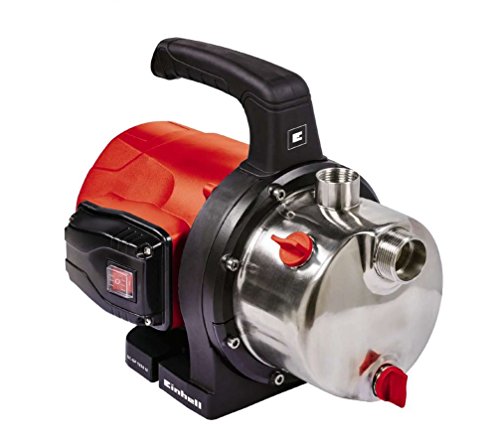 Einhell Gartenpumpe GC-GP 1250 N (1200 W, 5000 L/h Max. Fördermenge, Wassereinfüllschraube, Wasserablassschraube)