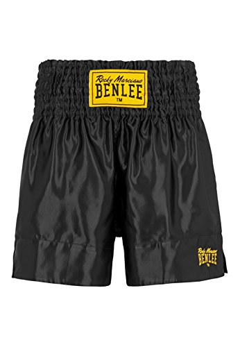 BENLEE Rocky Marciano Herren Thaiboxhose, Schwarz, L