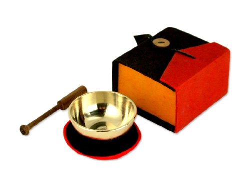 Klangschale mini Geschenk Set in Box bunt -5078-
