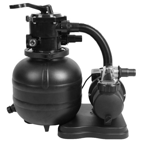Sandfilterpumpe Sandfilteranlage Poolpumpe Teichpumpe Pumpe mit Vorfilter 7 Wege Ventil