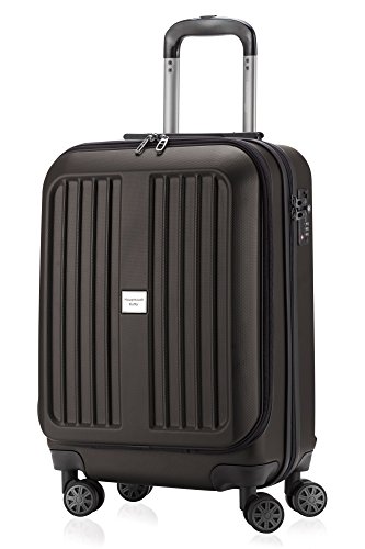 HAUPTSTADTKOFFER - X-Berg - Handgepäck Koffer Trolley Hartschalenkoffer, TSA, 55 cm, 42 Liter, Graphite