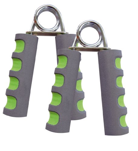 Schildkröt Fitness HANDMUSKELTRAINER 2er Set , (Chrome / grey-green), 960022