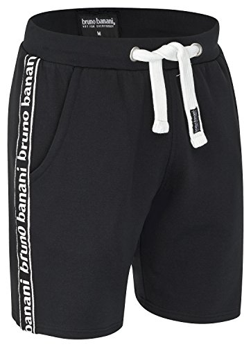 bruno banani Kurze Herren Bermuda Short/Jogginghose/Sporthose/Sweatshorts, schwarz in XL