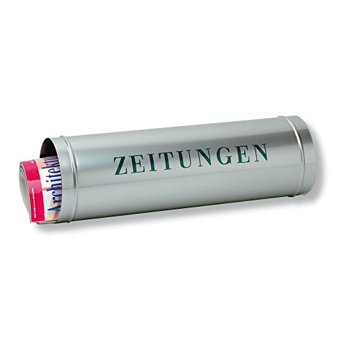 BURG-WÄCHTER, Zeitungsrolle mit Kunststoffabdeckung, verzinktem Stahl, 800 Si, Silber