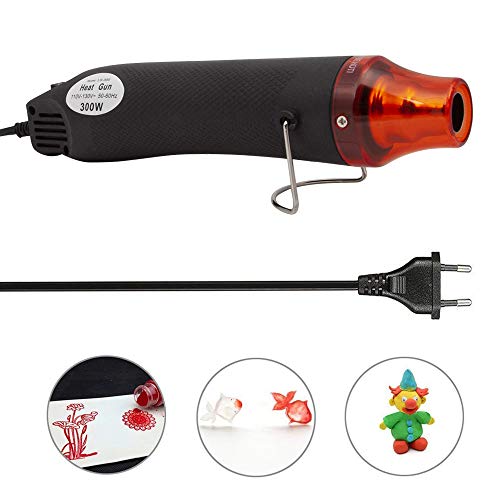 Notail Mini Heißluftpistole Elektrische 300W Mini Shrink Heat Tool Embossing Heat Tool Mini Heißluftfön DIY Werkzeug