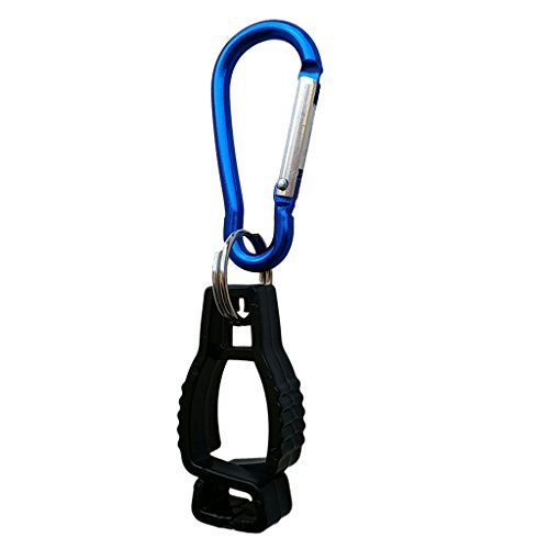 Kunststoff Handschuh-Halter Handschuhclip für Taucherhandschuhe, Arbeitshandschuhe, Golfhandschuhe, Fahrradhandschuhe - Schwarz