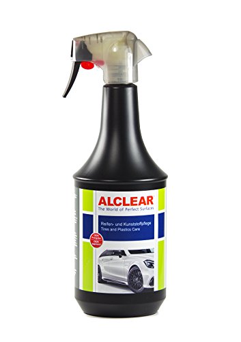 ALCLEAR 721RK seidenmatter Reifenglanz tiefschwarz, Reifenpflege, Kunststoffpflege, Gummipflege, 1.000 ml