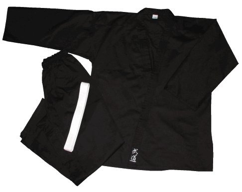 S.B.J - Sportland Karateanzug/Kampfsportanzug/SV Anzug Godan 160 cm, schwarz
