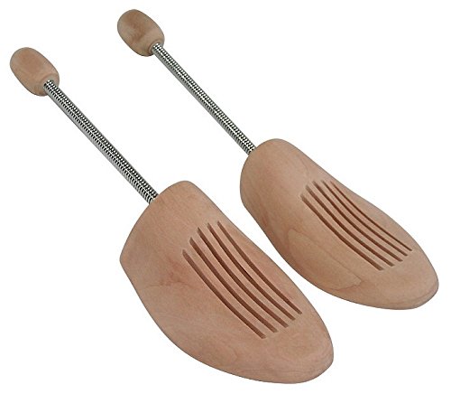 3 Paar Schuhspanner Schuhformer Schuhstrecker Birkenholz mit Metall-Spiralfeder